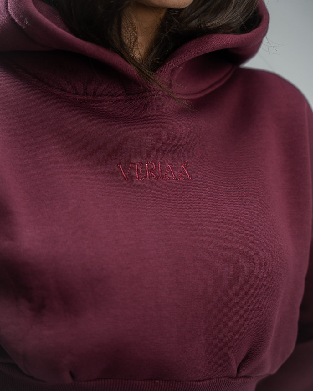 Burgundy hoodie